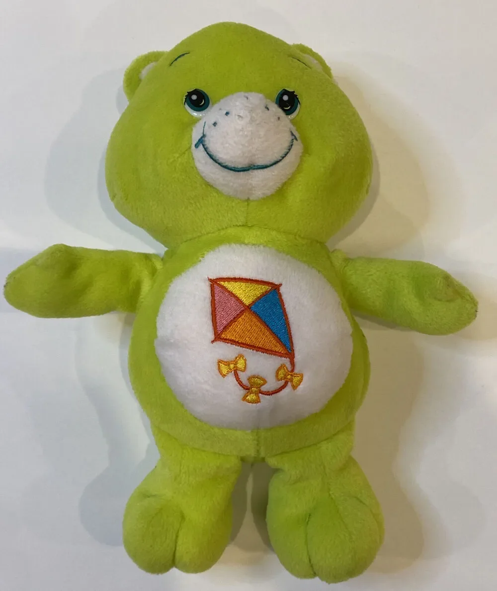 Care Bears Plush Kite Bright Green Do Your Best Teddy Bear 8